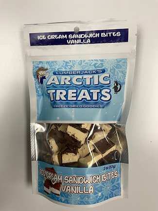 Lumberjack's Arctic Treats - Freeze Dried Vanilla Ice Cream Sandwich Bites