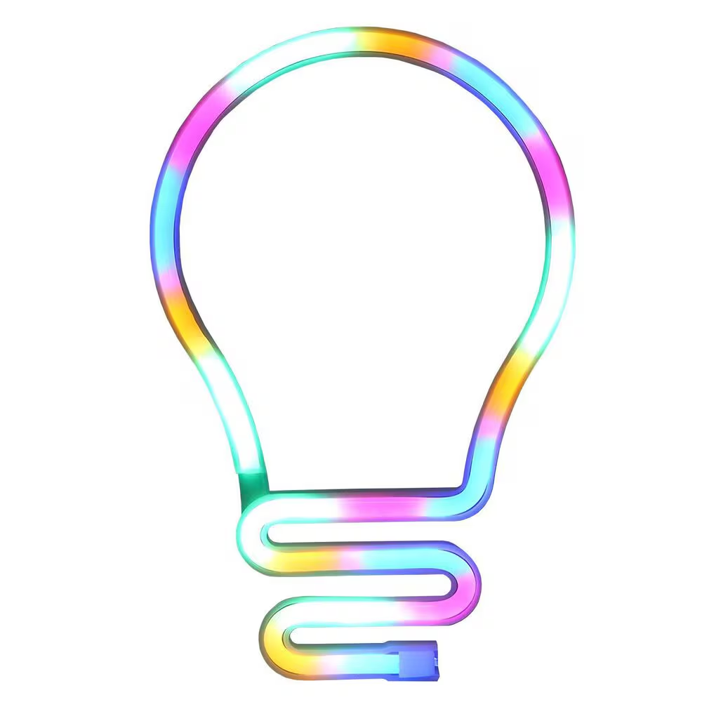 Illumina: Bulb Shape Neon LED Light