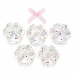 Pinch Family: Taba Squishies® Transparent Mini Cat Paw Fidget (5pc)