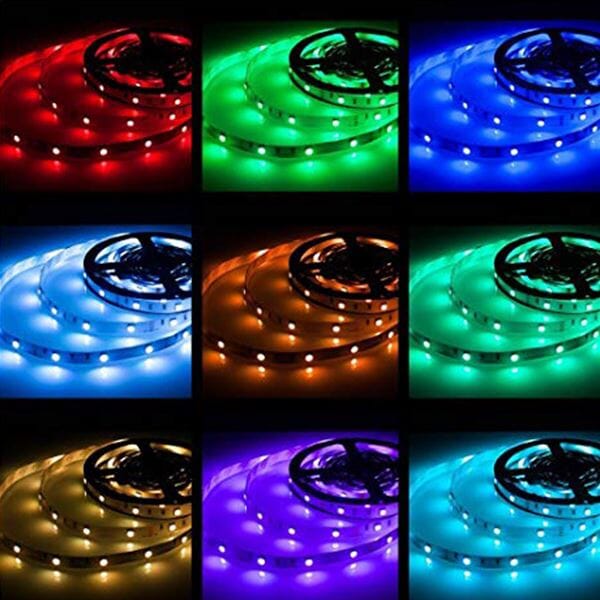 SoundlogicXT Sound Responsive Indoor LED Strip Lights | 6.5ft Simple Showcase 