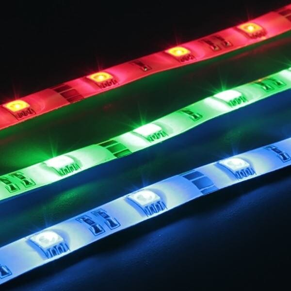 SoundlogicXT Sound Responsive Indoor LED Strip Lights | 6.5ft Simple Showcase 