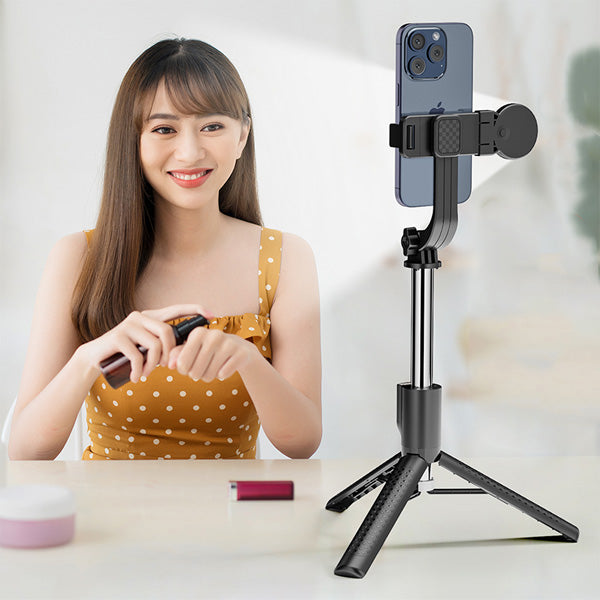 ExtendPro Plus: 3-in-1 Selfie Stick w/ Tripod & Light