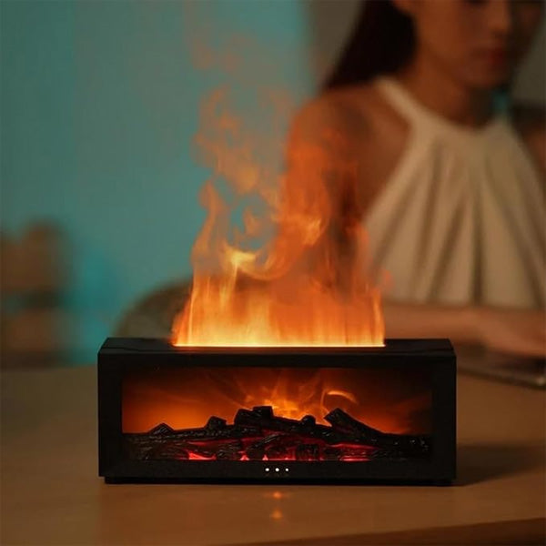 Esencia TranquilFlames: Mini Fireplace Flame Diffuser