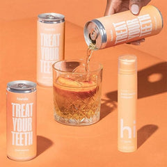 Hismile: Anti-Cavity Toothpaste | Peach Iced Tea Flavor Simple Showcase 