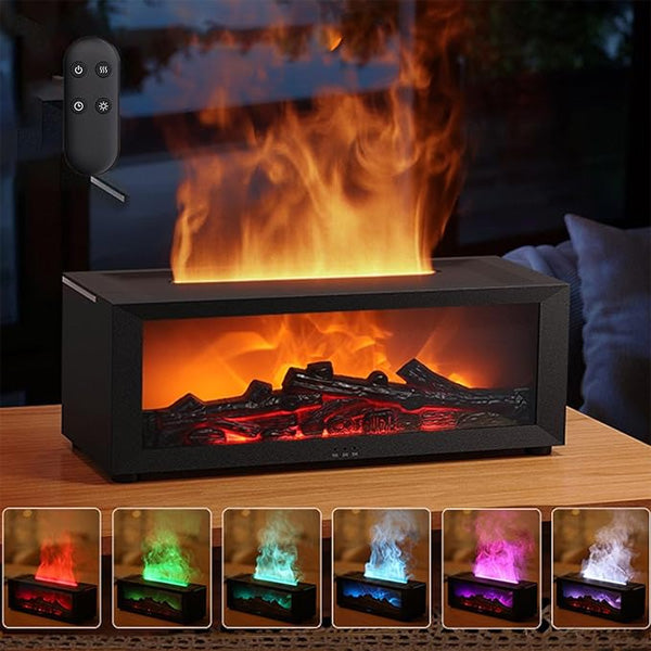 Esencia TranquilFlames: Mini Fireplace Flame Diffuser