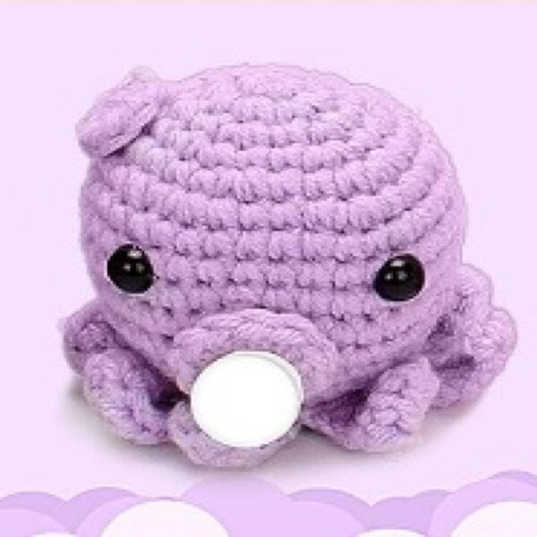 CalmiMates: Mini Emotional Support Crochet Plush Toy Collection (1pc) Multiple Styles Preorder Showcase Octopus 