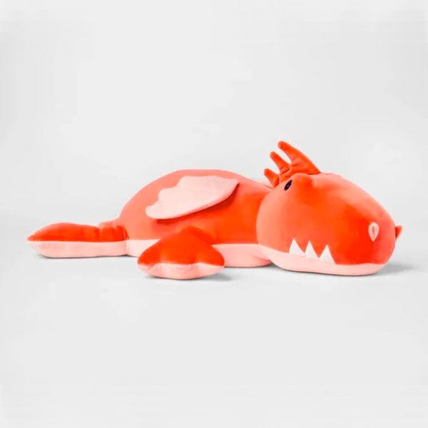 Weighted Plushies | NEW! Styles | As Seen On Social! Simple Showcase NEW! Orange Dragon | Pre-Order 