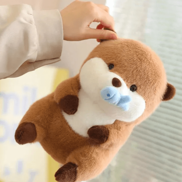 Otter Plush Toy Simple Showcase 