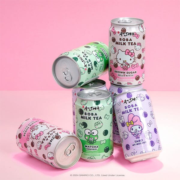 Hello Kitty x A-Sha Boba Milk Tea Variety Box (12pk) Simple Showcase 