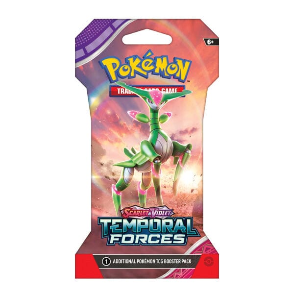 Pokémon TCG: Scarlet & Violet Temporal Forces | Assorted Sleeved Booster Pack Simple Showcase 