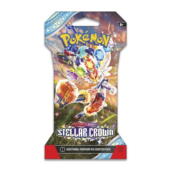 Pokémon TCG: Scarlet & Violet Stellar Crown | Assorted Sleeved Booster Pack Simple Showcase 