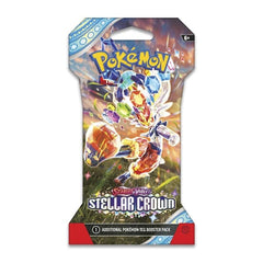 Pokémon TCG: Scarlet & Violet Stellar Crown | Assorted Sleeved Booster Pack Simple Showcase 