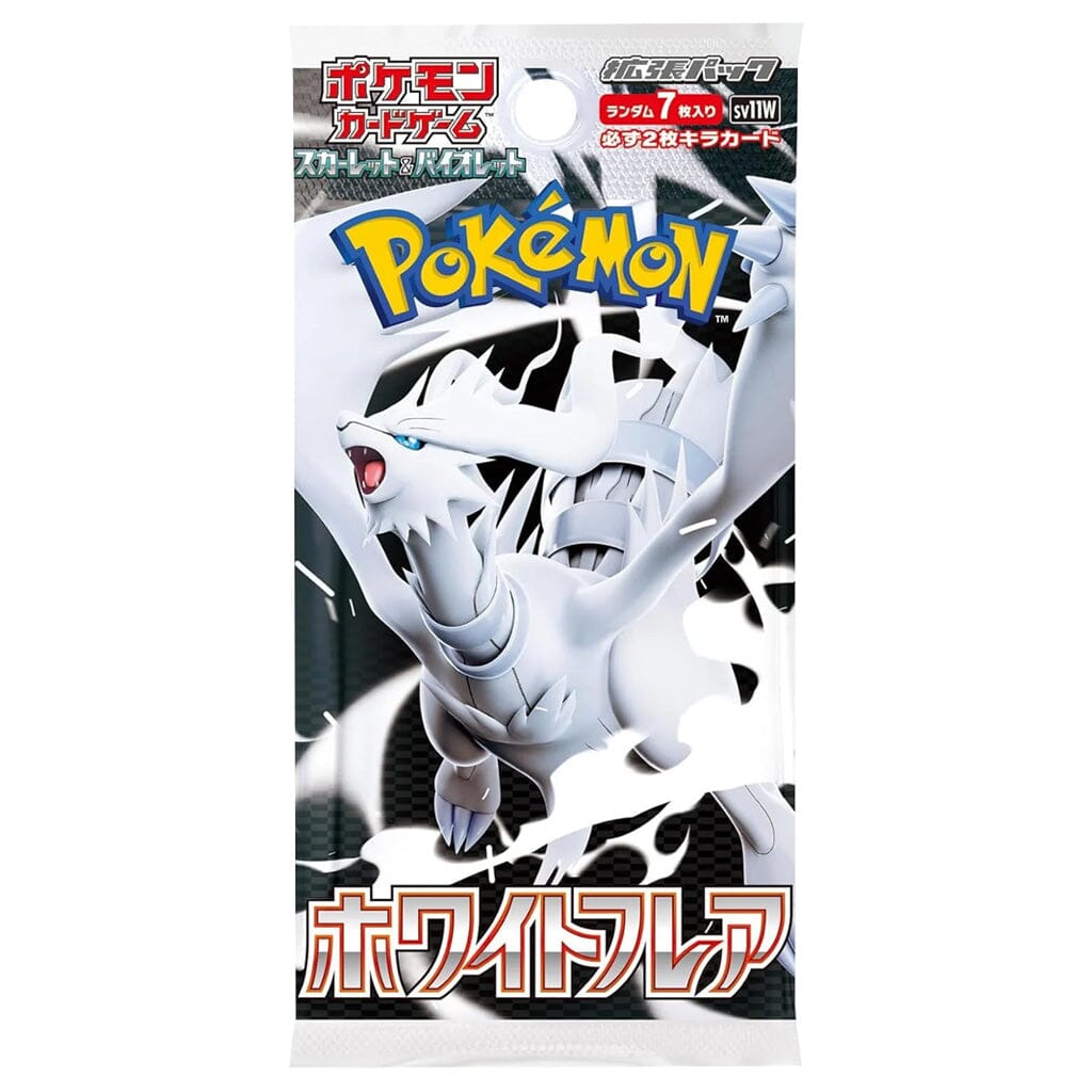 Pokémon TCG Japan: Scarlet & Violet White Flare Factory Sealed Booster Box (20 Packs) Simple Pokémon