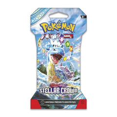 Pokémon TCG: Scarlet & Violet Stellar Crown | Assorted Sleeved Booster Pack Simple Showcase 