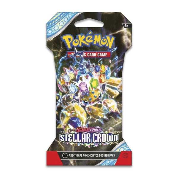 Pokémon TCG: Scarlet & Violet Stellar Crown | Assorted Sleeved Booster Pack Simple Showcase 