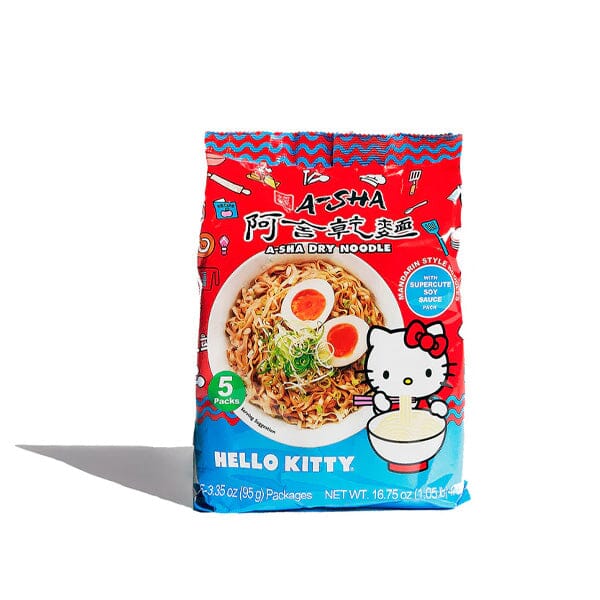 Hello Kitty x A-Sha Soy Sauce Dry Noodle (5 pk) Simple Showcase 