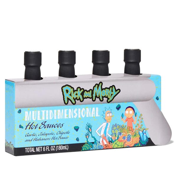 Rick and Morty: Multidimensional Hot Sauce Set (4pk) Simple Showcase 