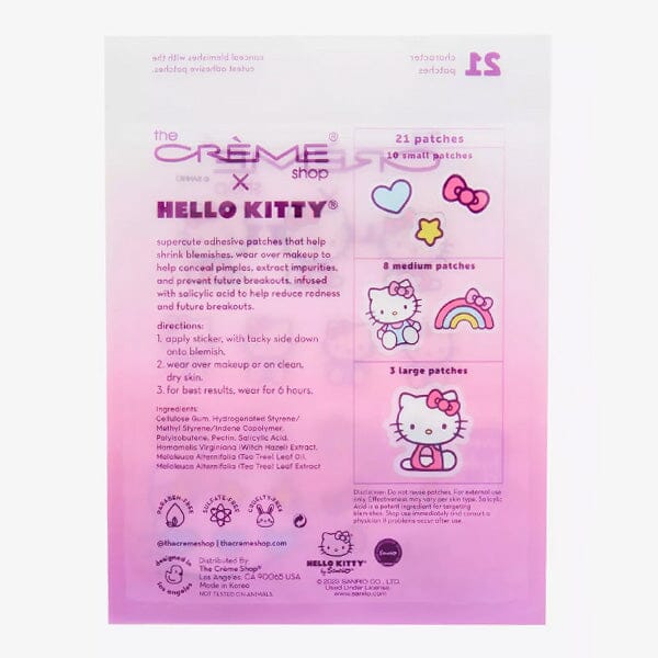 Hello Kitty x The Crème Shop Over-Makeup Blemish Patches Simple Showcase 