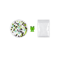 LIT Slime Animal Charms Collection Scented Slime Jar (7.1oz) Minty Frog