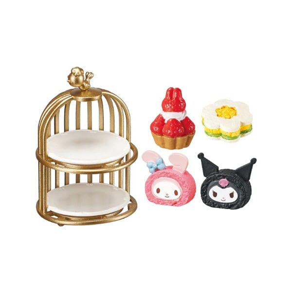 Re-ment Sanrio: My Melody & Kuromi Sweet Tea Party Blind Box (1pc) Simple Hello Kitty 