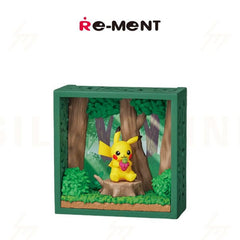 Re-ment Pokemon Frame: Deep Woods Blind Box (1pc) Simple Pokémon 