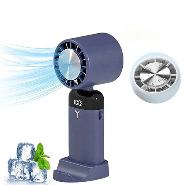 Cool Chill Fan with Ice Plate Blue Simple Cool Chill 