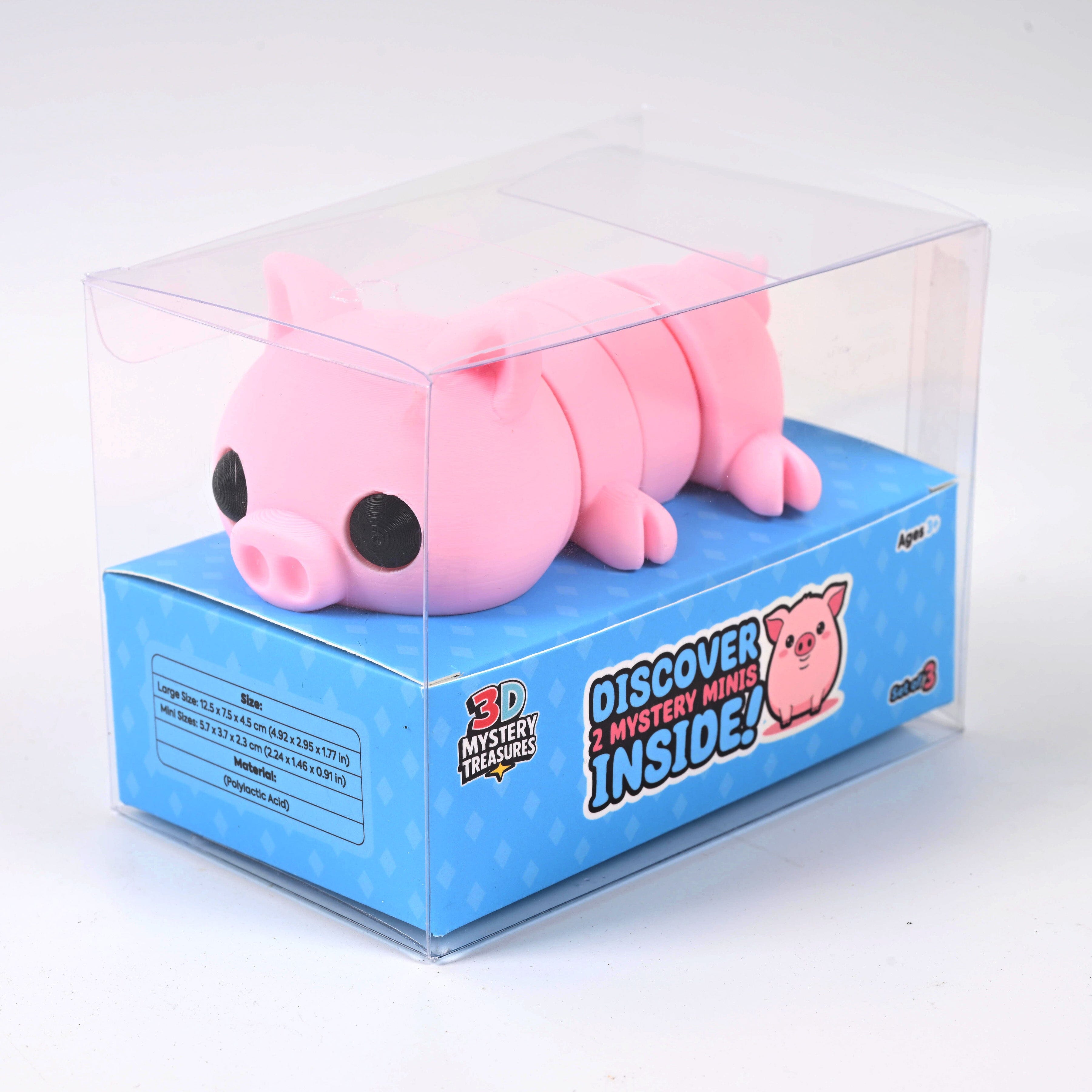 3D Mystery Treasures: Pig Fidget Simple Exclusive 