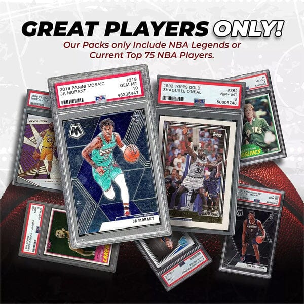 Cosmic Gaming Collections: NBA Trading Card Pack PSA or BGS Graded 7+ Cosmic Gaming Collections: NBA Trading Card Pack PSA or BGS Graded 7+