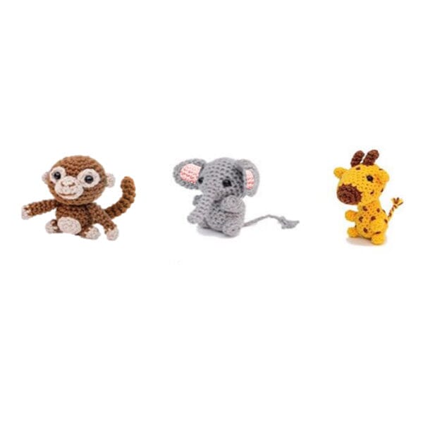 Crochet Micro Plush Toy: Safari Buddies (3pk) Preorder Showcase 