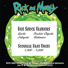 Rick and Morty: Multidimensional Hot Sauce Set (4pk) Simple Showcase 