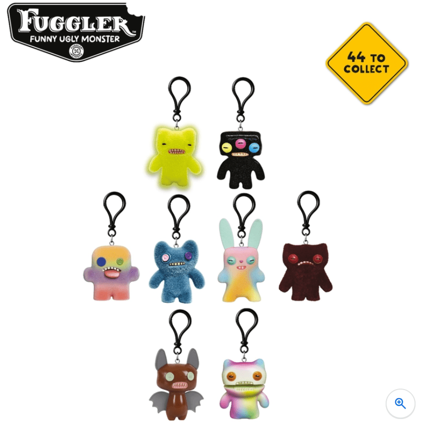 Fuggler: Keychain Hangers Funny Ugly Monster Simple Fuggler 
