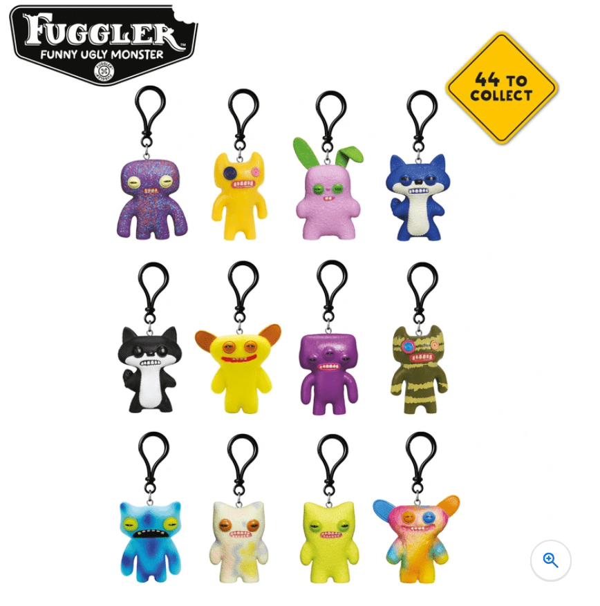 Fuggler: Keychain Hangers Funny Ugly Monster Simple Fuggler 