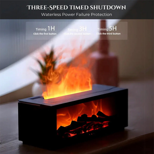 Esencia TranquilFlames: Mini Fireplace Flame Diffuser