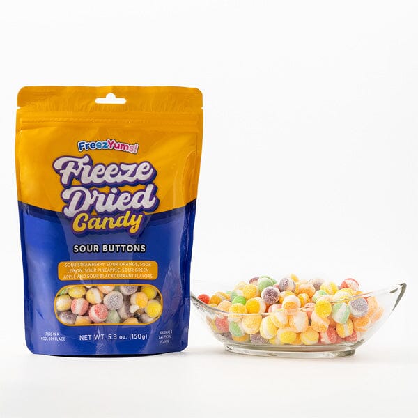 Freezyums! Freeze Dried Sour Button Candy Simple Showcase 