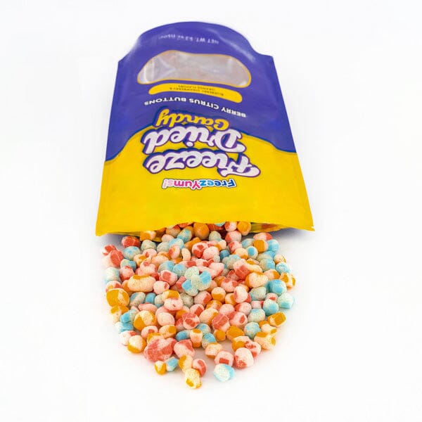 FreezYums! Freeze-Dried Berry Citrus Burst Button Candy (150g) Simple Showcase 