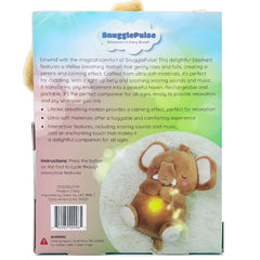 SnugglePulse: Peanut The Elephant 10" Breathing Sensory Plush Toy