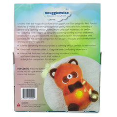 SnugglePulse: Mochi The Red Panda 10" Breathing Sensory Plush Toy