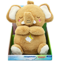 SnugglePulse: Peanut The Elephant 10" Breathing Sensory Plush Toy