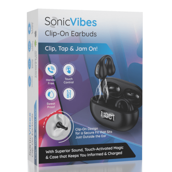 Sonic Vibes Clip-On Earbuds - Squeezable Earbuds Preorder Showcase 