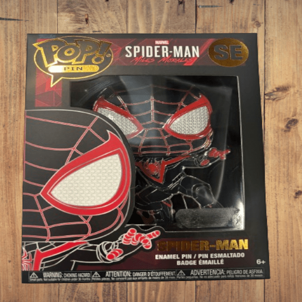 Funko Pop! Marvel Movie: Miles Morales as Spider Man Simple Showcase 