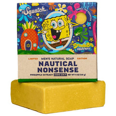 Dr. Squatch® SpongeBob™ Nauticaul Nonsense All-Natural Bar Soap For Men (1pc) Limited Edition Simple Showcase 