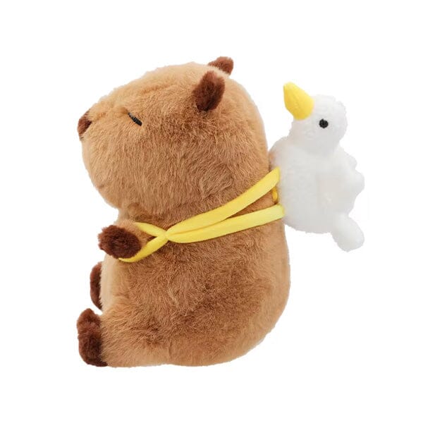 Capybara 9" Kawaii Plush w/ Backpack Squishy Pillow Toy (Multiple Styles) Preorder Showcase Goose Backpack 