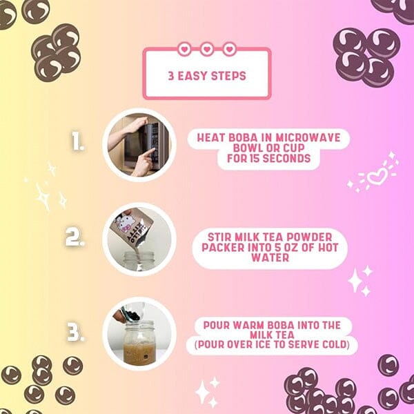 Hello Kitty x A-Sha Brown Sugar Milk Tea Boba Kit Simple Showcase 