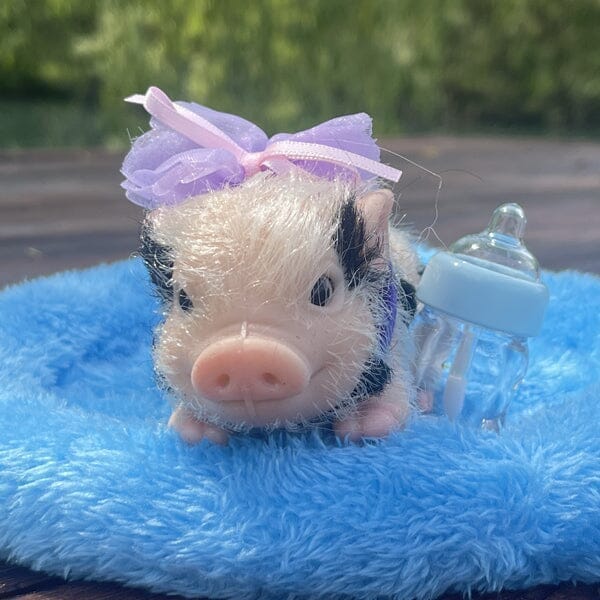TrueHeart Treasures Reborn Animals: Realistic Mini Silicone Newborn Baby Animals (Multiple Styles) Simple Showcase 
