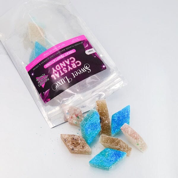 Sweet Luxe™ Crystal Candy - Multiple Flavors Simple Showcase "Treat Temptations" - Mystery Flavor / Birthday Cake / Cookies & Cream 