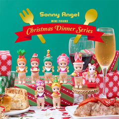 Sonny Angel Collectable Mini Cherub Figurines Christmas Dinner Series Blind Box (1pc) Simple Sonny Angel 