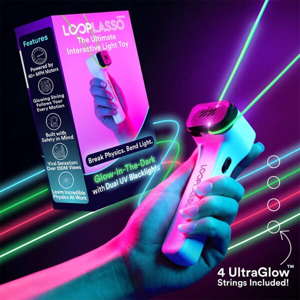 Loop Lasso® NANO: The Original Glow-in-The-Dark String Shooter Toy Simple Showcase 