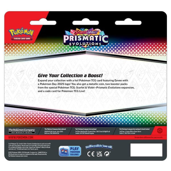 Pokémon TCG: Scarlet & Violet 8.5 Prismatic Evolutions Two-Pack Blister w/ Coin Simple Pokémon 