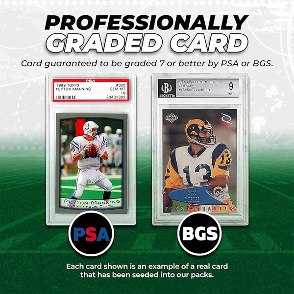 Cosmic Gaming Collections: NFL Trading Card Pack Grade 7+ Guaranteed Showcase USA - Home Of The Hottest Trends Cosmic Gaming Collections: NFL Trading Card Pack Grade 7+ Guaranteed Showcase USA - Home Of The Hottest Trends