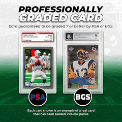 Cosmic Gaming Collections: NFL Trading Card Pack Grade 7+ Guaranteed